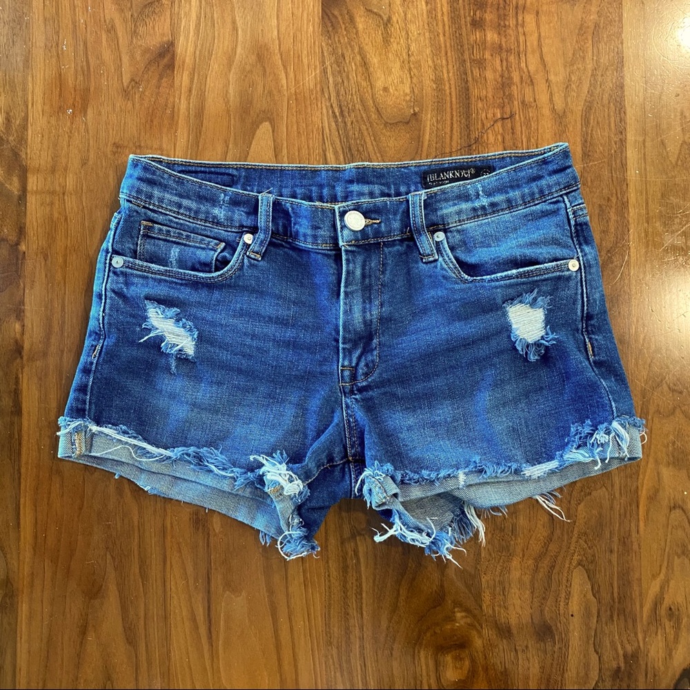 BlankNYC Distressed Denim Shorts